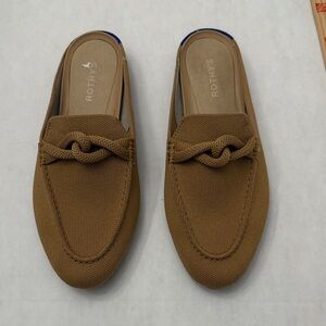 Rothy's Tan Loafer Mules